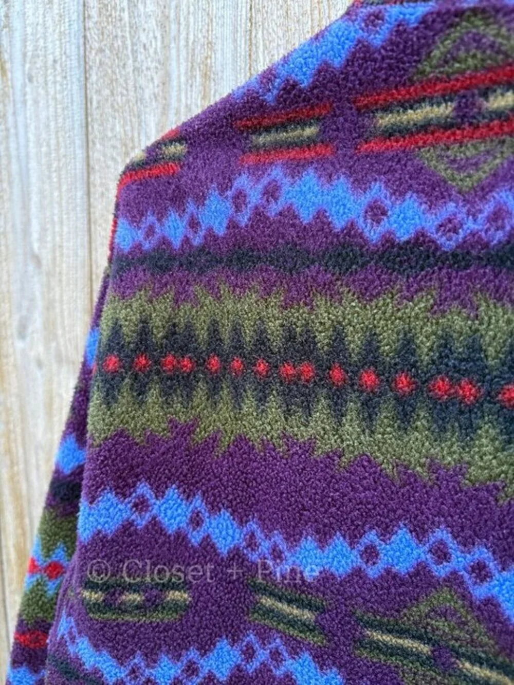 Patagonia Lightweight Synchilla Sweater in Sacajawea Blackberry Size XS Vintage‎ - Picture 10 of 17